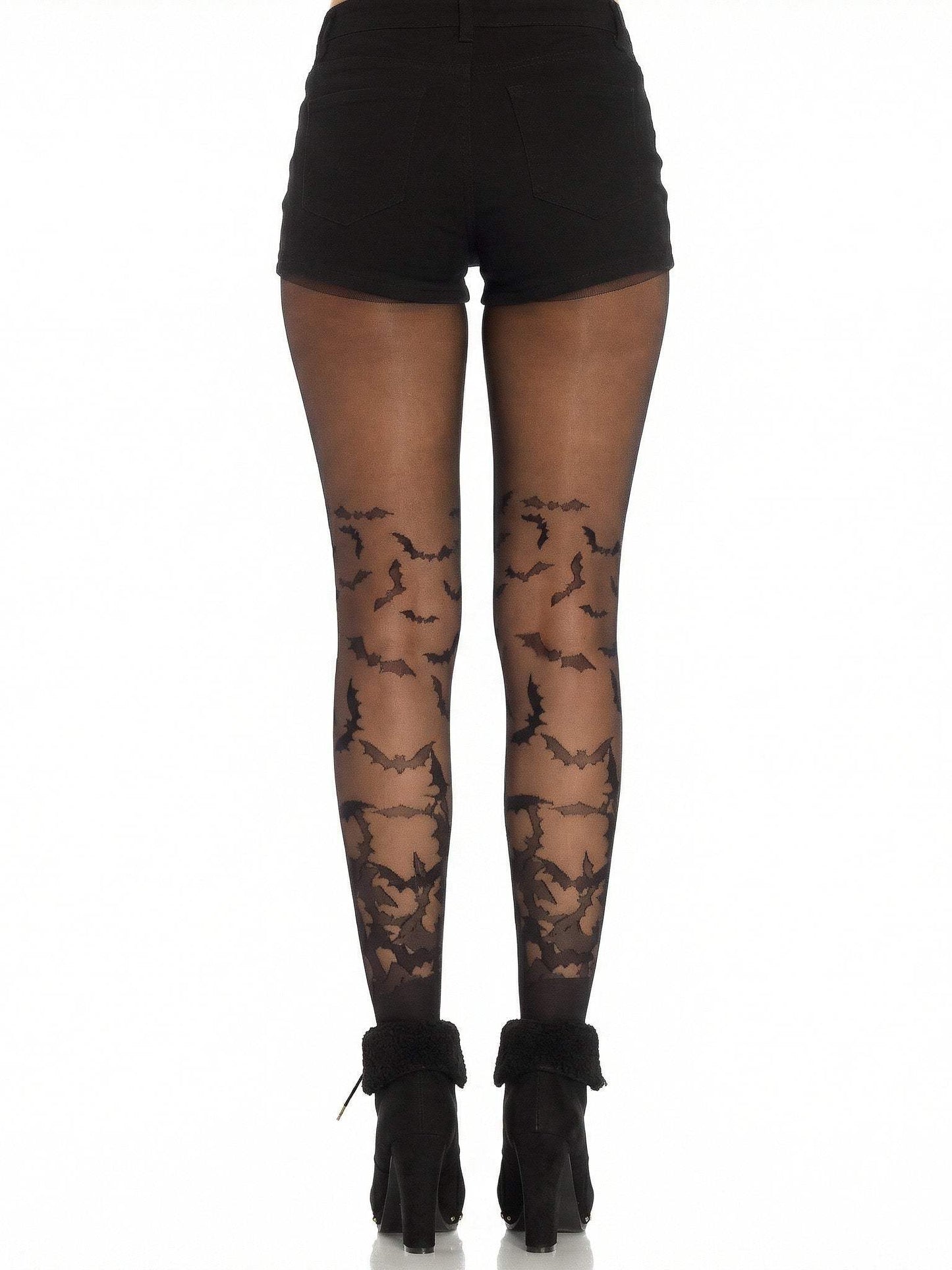 Bat Wing Sheer Tights