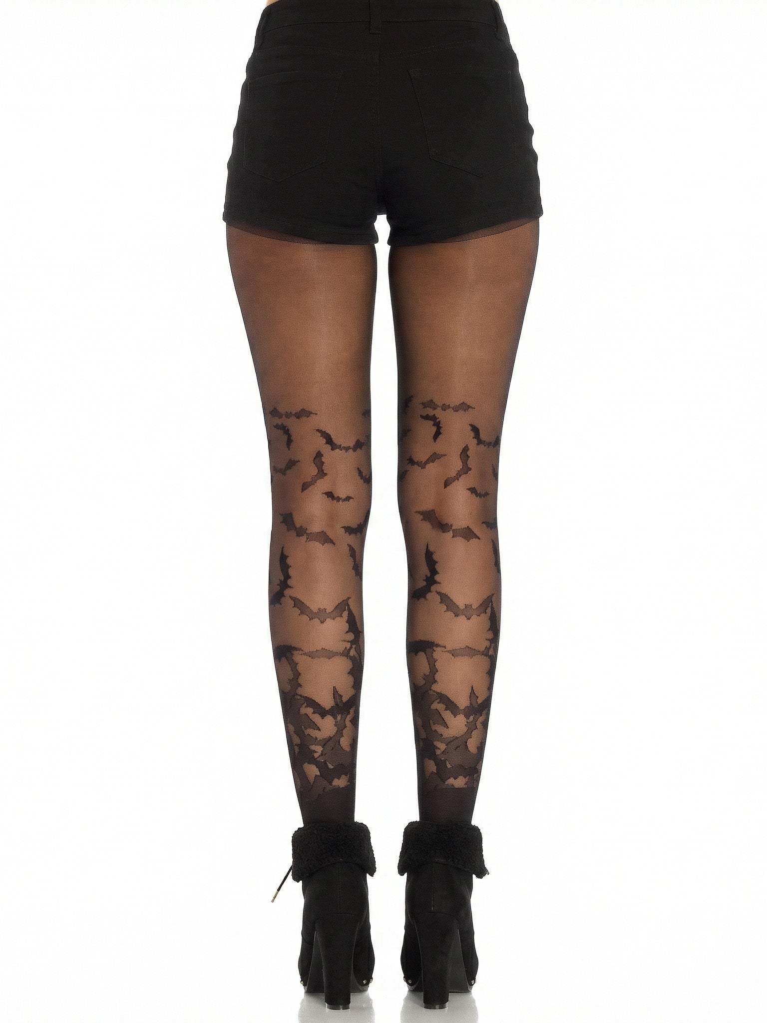 Bat Wing Sheer Tights