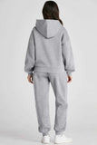 Dropped Shoulder Long Sleeve Hoodie and Pants Active Set - Trendsi - Flyclothing LLC