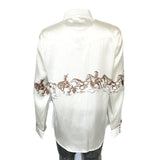 Rockmount Ranch Wear Women's Ivory Border Print Western Shirt - Rockmount Clothing - Flyclothing LLC