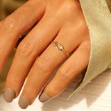 925 Sterling Silver Inlaid Zircon Fish Ring - Trendsi