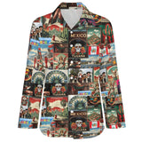 Baha Ranch Colores de Mexico Destination Mexico Button Up Shirt
