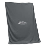 St John Fisher Charcoal Sweatshirt Blanket (Screened) - Logo Brands - Flyclothing LLC