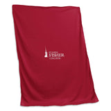 St John Fisher Sweatshirt Blanket (Screened) - Logo Brands - Flyclothing LLC