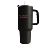 St John Fisher Black 40oz Flipside Powder Coat Tumbler