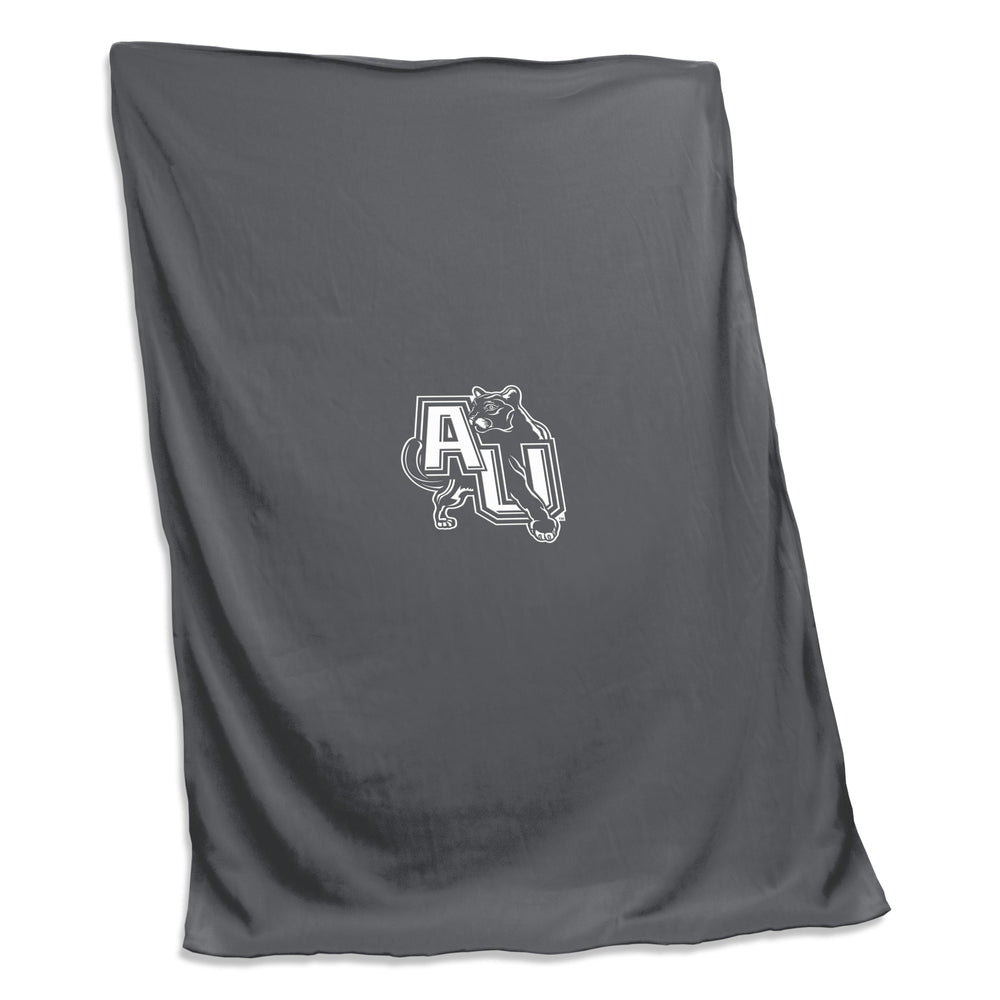 Adelphi U Charcoal Sweatshirt Blanket (Screened)