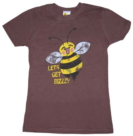 Let's Get Bizzy Flocked Tee