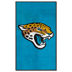 Jacksonville Jaguars 3X5 High-Traffic Mat with Durable Rubber Backing - Portrait Orientation - Jacksonville Jaguars