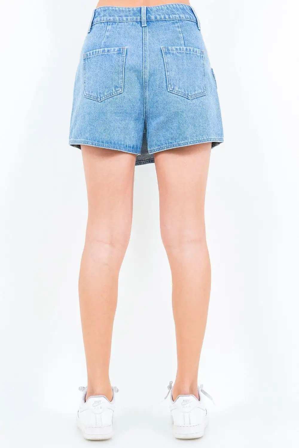 American Bazi Cargo Pocket Denim Skort - Trendsi - Flyclothing LLC