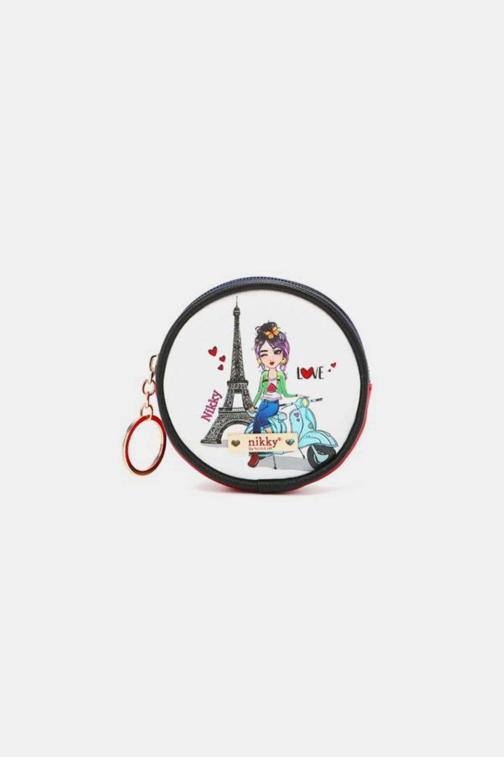 Nicole Lee USA Keychain Round Coin Purse - Trendsi - Flyclothing LLC