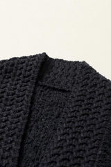 Solid Color Open Front Cardigan - Trendsi - Flyclothing LLC