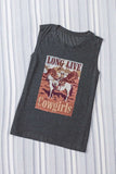 Graphic Round Neck Tank - Trendsi - Flyclothing LLC