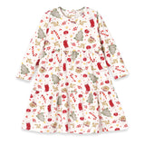 Girls’ Christmas Dress – Bamboo Holiday Tiered Twirl Dress - Tesa Babe - Flyclothing LLC