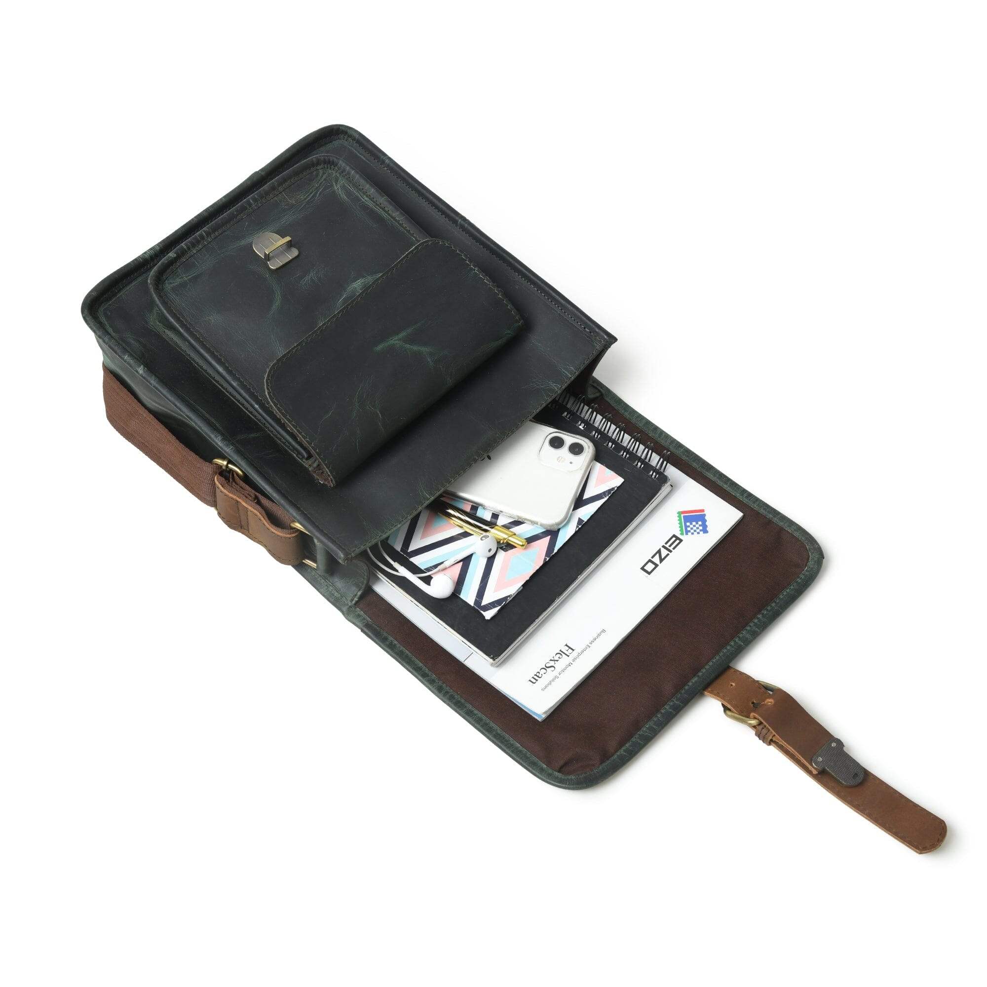 Daily Companion Messenger Bag - Classy Leather Bags - Flyclothing LLC
