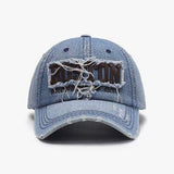 Letter Adjustable Cotton Baseball Cap - Trendsi - Flyclothing LLC