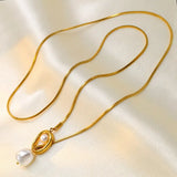 Pearl Pendant Necklace - Trendsi - Flyclothing LLC