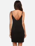 Scoop Neck Spaghetti Strap Lounge Dress - Trendsi - Flyclothing LLC