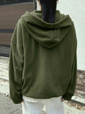 Mountain Quarter Zip Long Sleeve Hoodie - Trendsi - Flyclothing LLC
