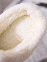 Contrast Round Toe Flat Slippers - Trendsi - Flyclothing LLC