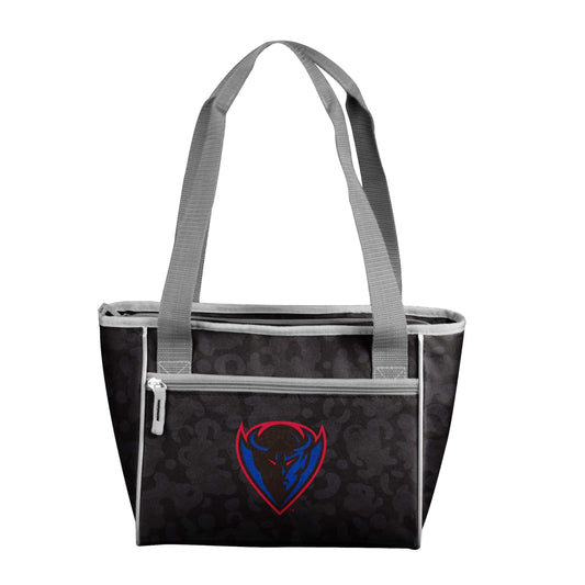 DePaul Leopard 16 Can Cooler Tote - Logo Brands - Flyclothing LLC