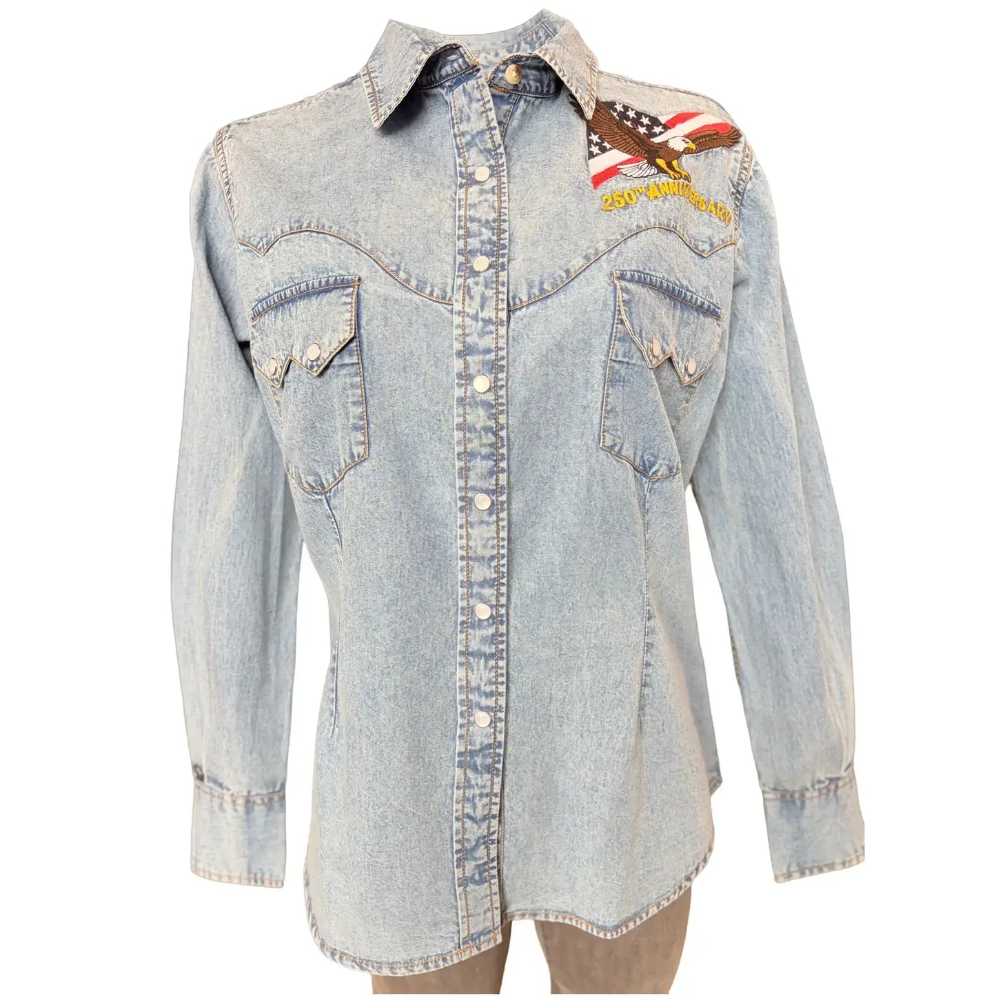 Rockmount Ranch Wear womens usa 250th america the beautiful embroidered western shirt - Rockmount Clothing - Flyclothing LLC