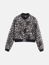 Pocketed Snap Down Baseball Collar Jacket - Trendsi - Flyclothing LLC