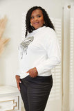 Simply Love Graphic Dropped Shoulder Round Neck Sweatshirt - Trendsi - Flyclothing LLC