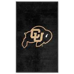 Colorado Buffaloes 3X5 High-Traffic Mat with Durable Rubber Backing - Portrait Orientation - Colorado