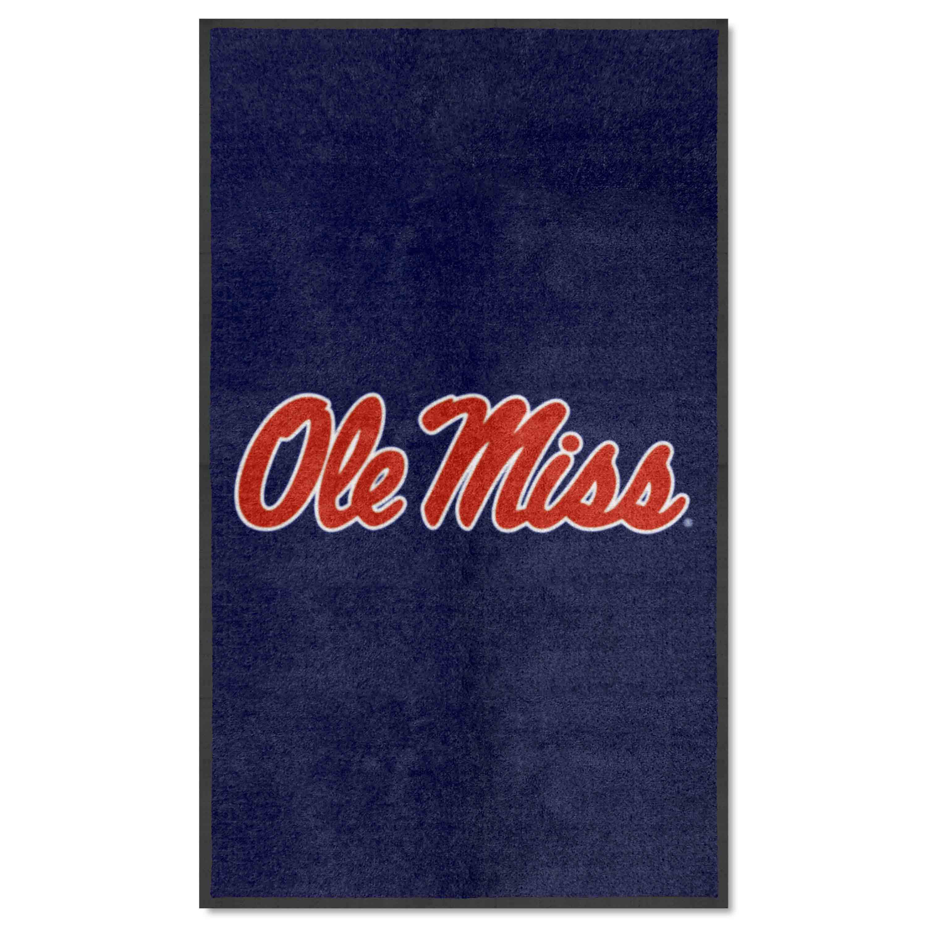 Ole Miss 3X5 High-Traffic Mat with Durable Rubber Backing - Portrait Orientation - Ole Miss