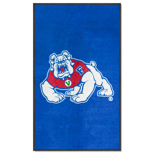 Fresno State 3X5 High-Traffic Mat with Durable Rubber Backing - Portrait Orientation - Fresno State