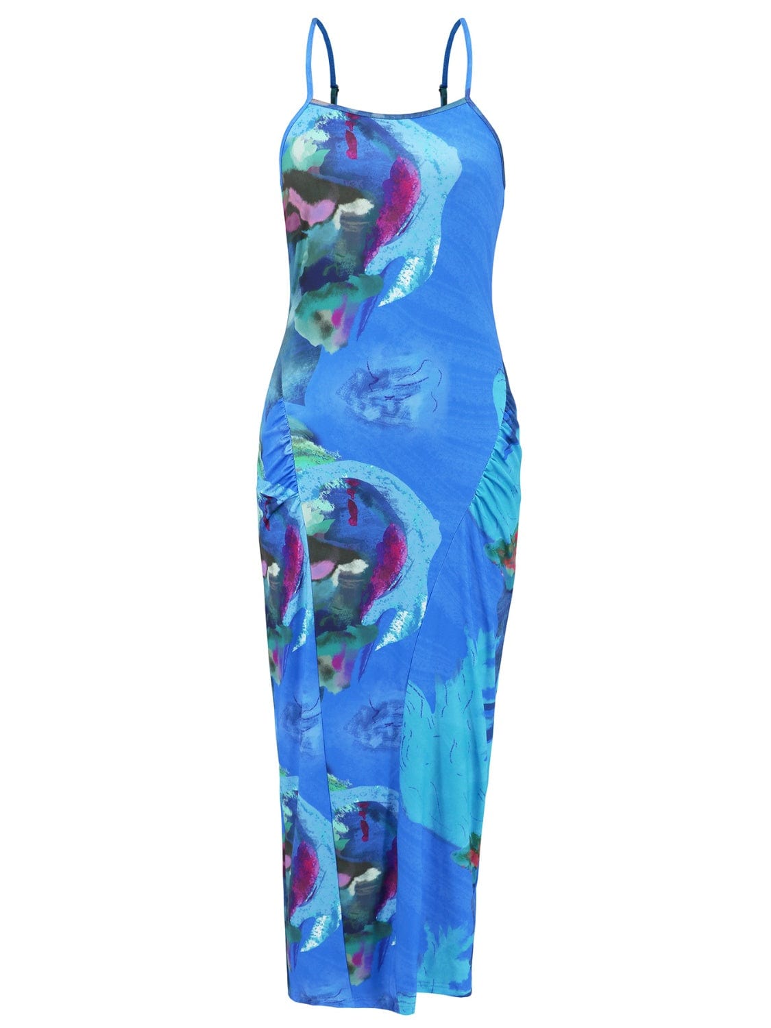 Printed Spaghetti Strap Cami Dress - Trendsi