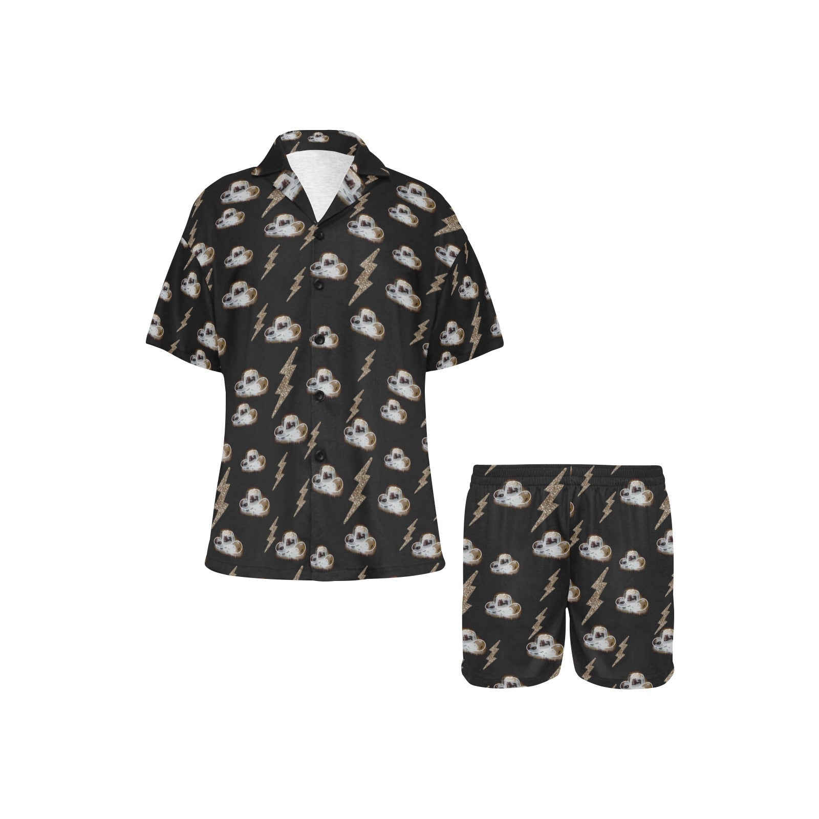 Baha Ranch Lightning Cowgirl Women's Western Pajama Set