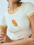 Graphic Round Neck Short Sleeve T-Shirt - Trendsi