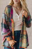 Double Take Full Size Exposed Seam Button Up Shacket - Trendsi