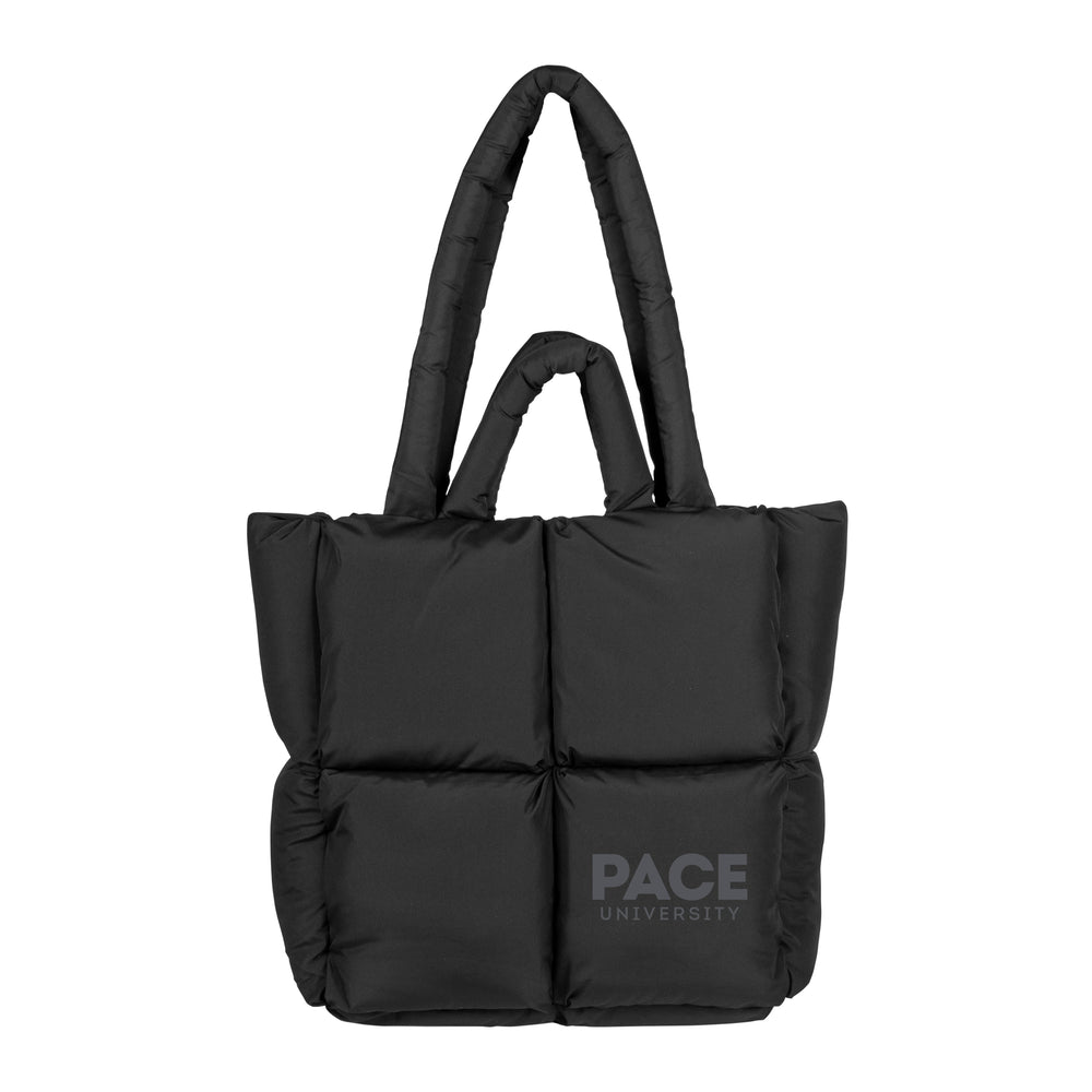 Pace University - Pleasantville Briarcliff Campus Black Puff Tote