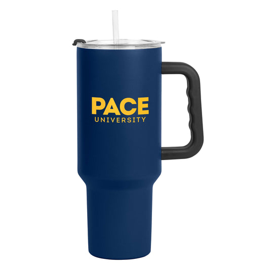 Pace University - Pleasantville Briarcliff Campus 40oz Flipside Powder Coat Tumbler - Logo Brands - Flyclothing LLC
