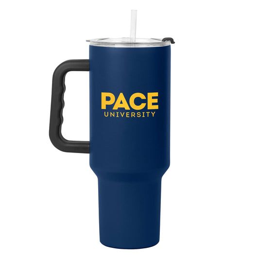 Pace University - Pleasantville Briarcliff Campus 40oz Flipside Powder Coat Tumbler - Logo Brands - Flyclothing LLC