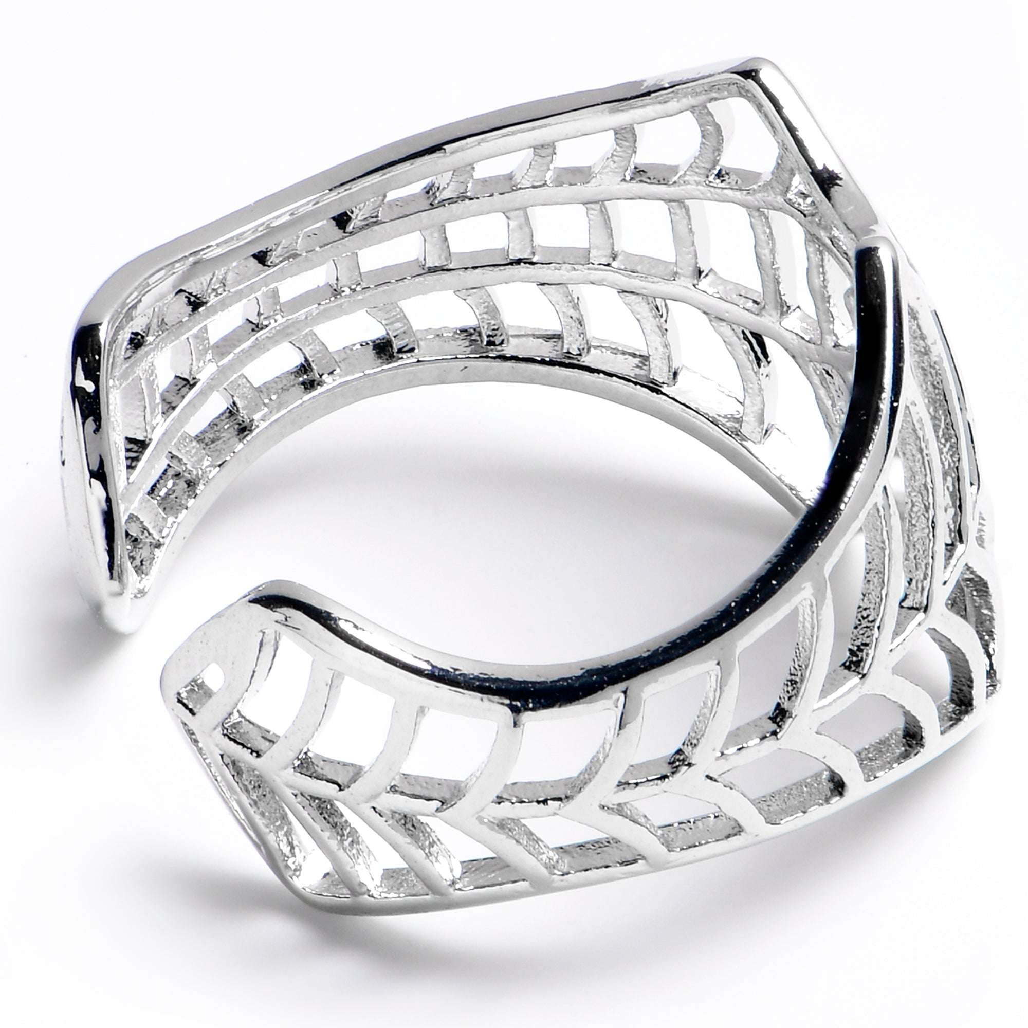 Spider Web Halloween Adjustable Toe Ring