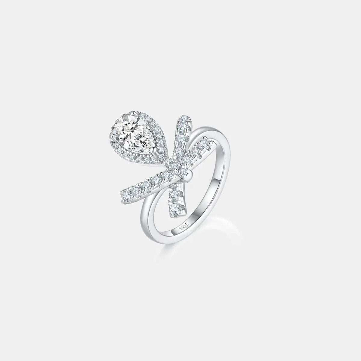 1 Carat Moissanite Zircon 925 Sterling Silver Ring - Trendsi - Flyclothing LLC