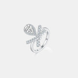 1 Carat Moissanite Zircon 925 Sterling Silver Ring - Trendsi