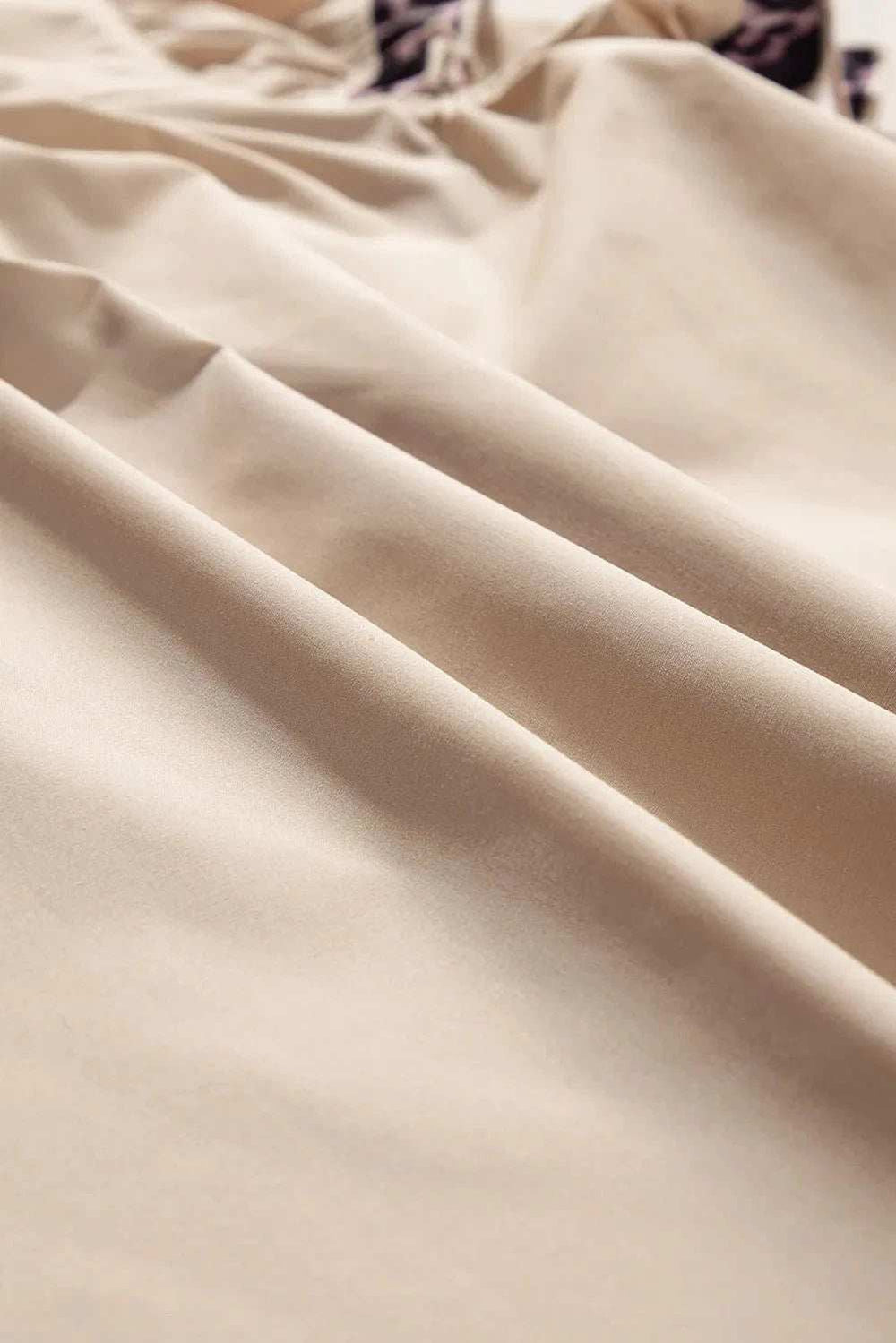 Leopard Frill Short Sleeve Blouse - Trendsi - Flyclothing LLC