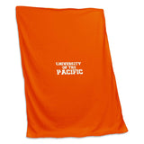 U of the Pacific Sweatshirt Blanket (Screened) - Logo Brands - Flyclothing LLC