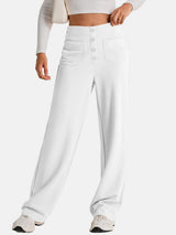 High Waist Wide Leg Pants - Trendsi - Flyclothing LLC