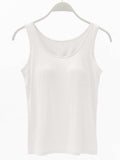Full Size Wide Strap Modal Tank with Bra - Trendsi - Flyclothing LLC
