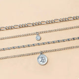 Four Layered Pendant Necklace - Trendsi - Flyclothing LLC