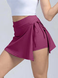 High Waist Active Skort with Pockets - Trendsi - Flyclothing LLC