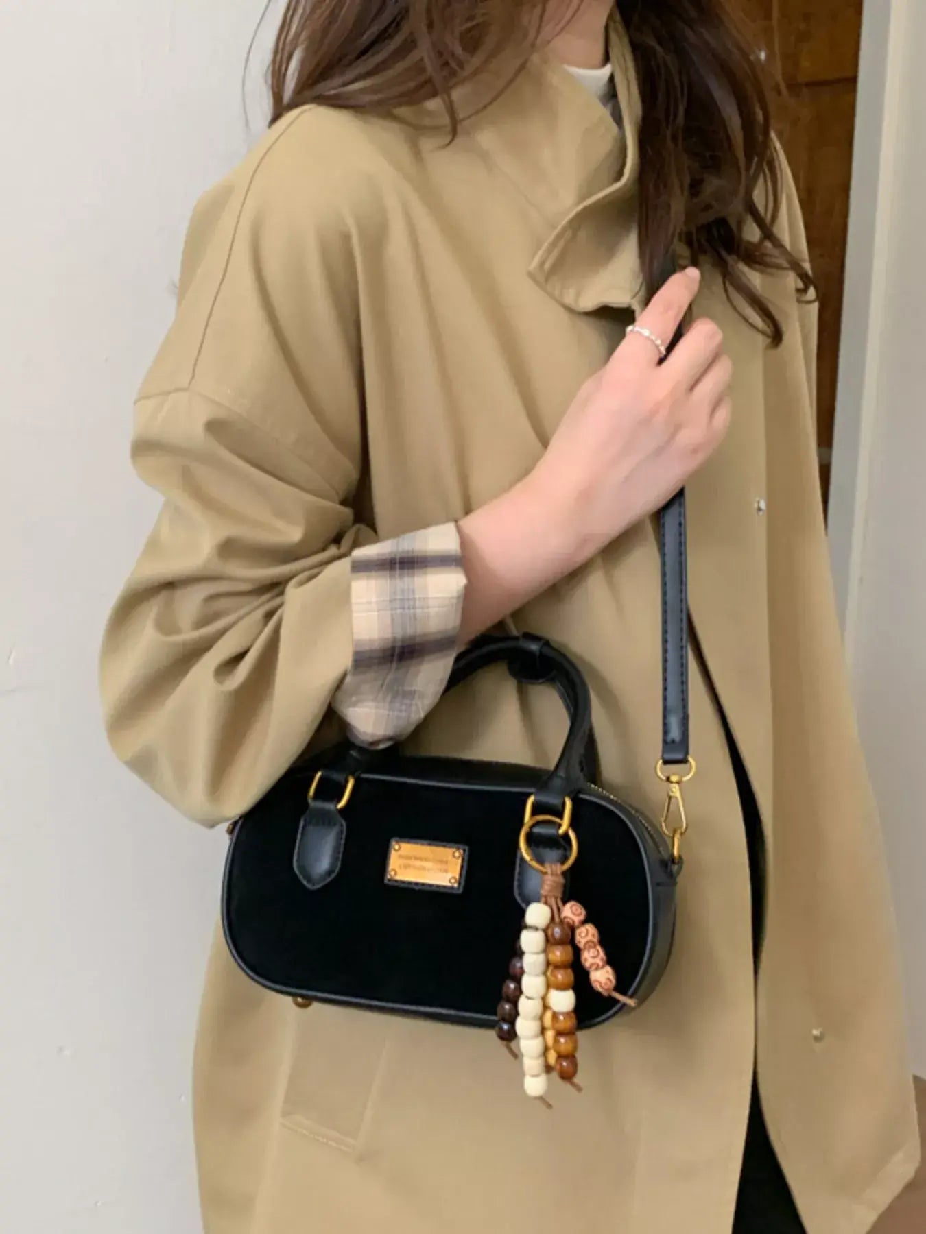 Top Handle Crossbody Bag - Trendsi - Flyclothing LLC