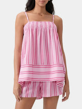 Smocked Square Neck Cami and Shorts Set - Trendsi - Flyclothing LLC