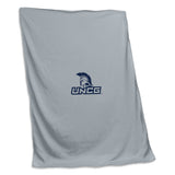 North Carolina Greensboro Heather Gray Sweatshirt Blanket (Screened) - Logo Brands - Flyclothing LLC