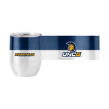 University of North Carolina at Greensboro 16oz Colorblock Stainless Curved Beverage